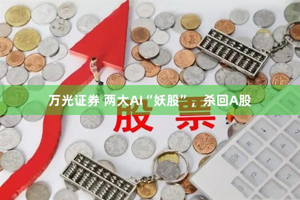 万光证券 两大AI“妖股”，杀回A股