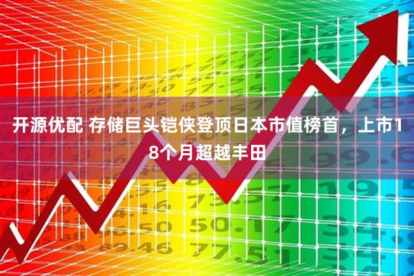 开源优配 存储巨头铠侠登顶日本市值榜首，上市18个月超越丰田